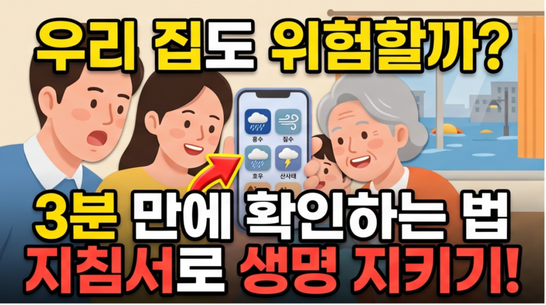 "우리 집도 위험할까?" – 스마트폰 하나로 3분 만에 확인하는 법 1 1 1
