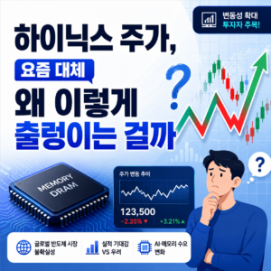 하이닉스 주가, 요즘 대체 왜 이렇게 출렁이는 걸까 1 ChatGPT Image 2026년 7월 14일 오후 09 19 07