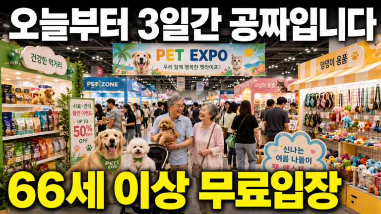 이 나이대는 오늘부터 3일간 공짜입니다" – 코엑스에서 열리는 이 행사 6 ChatGPT Image 2026년 7월 17일 오후 05 34 39 1