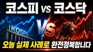 코스피 vs 코스닥, 오늘 실제 사례로 완전정복합니다 4 ChatGPT Image 2026년 7월 21일 오후 08 44 36