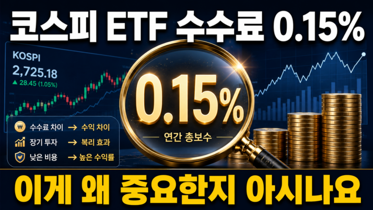 코스피 ETF 수수료 0.15%, 이게 왜 중요한지 아시나요 3 ChatGPT Image 2026년 7월 21일 오후 08 56 56