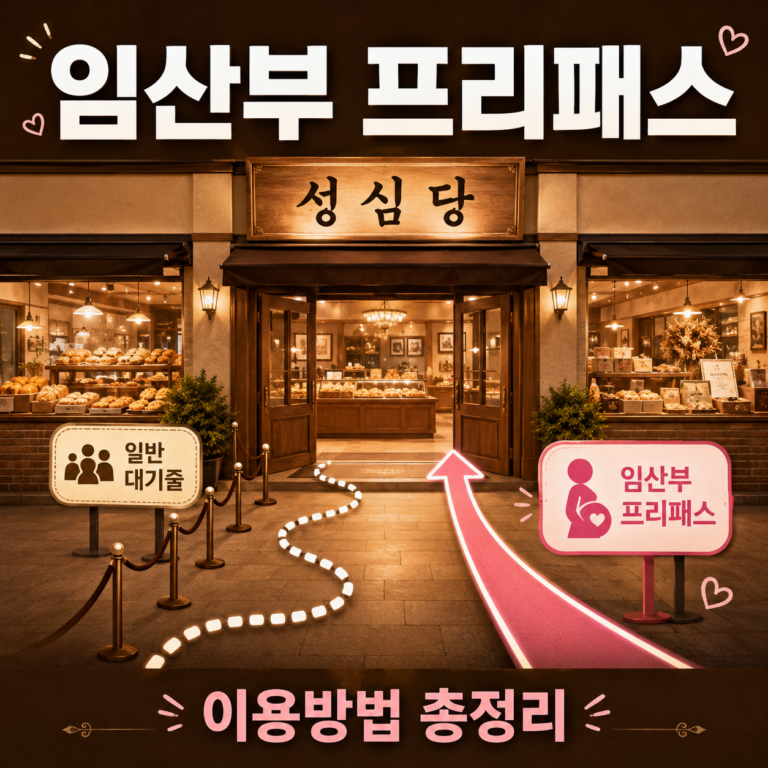성심당 임산부 프리패스, 이용 방법과 최근 논란까지 정리 8 ChatGPT Image 2026년 7월 23일 오후 05 22 35