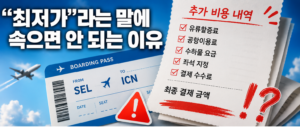 항공권 8만원에 샀는데, 최종 결제는 15만원이었습니다 7 항공권 최저가 주의 썸네일