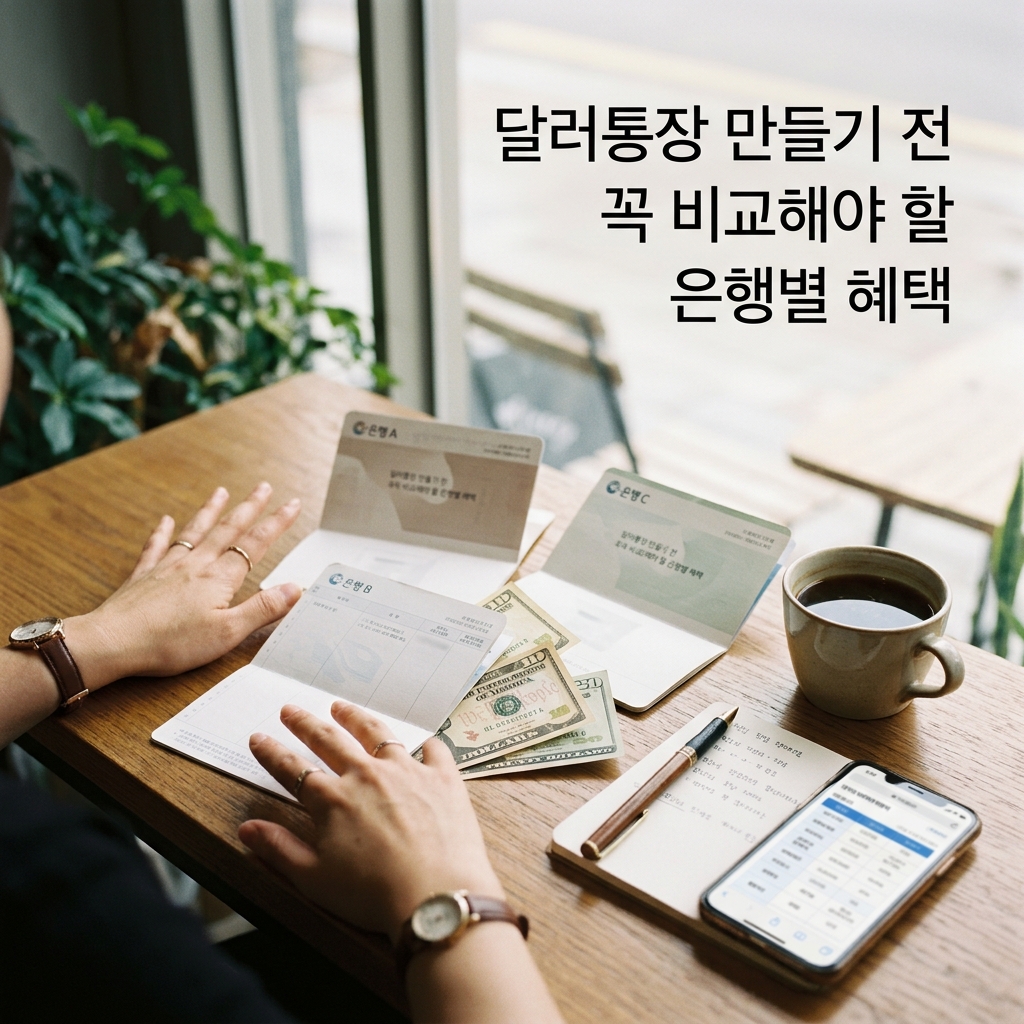 달러통장 만들기 전 꼭 비교해야 할 은행별 혜택